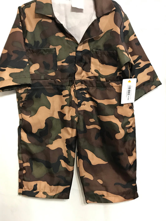 COSTUME Camo Uniform One Piece 3-4T