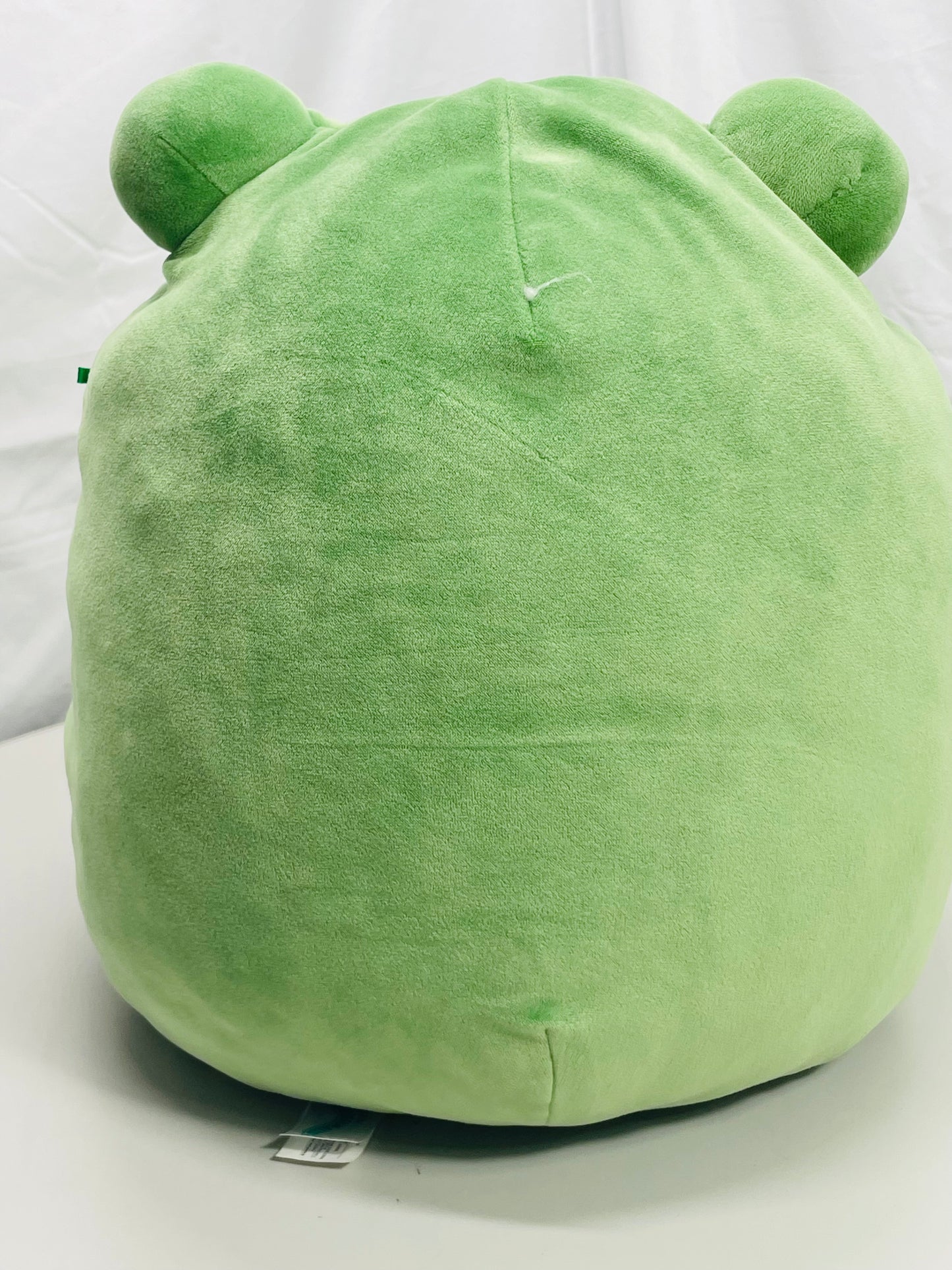 Squishmallows 14" Gloria Smiling Green Frog LT WEAR / STAINING Freshly Laundered
