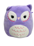 Squishmallows 8" Miranda Purple Owl LT WEAR Freshly Laundered