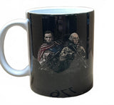 Graphic Mug 12 oz Presidents Washington & Lincoln in Military Gear with US Flag
