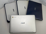 Asus Chrome Book LOT of 4 TESTED RESTORED WORKING AS IS FOR PARTS