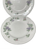 Vintage Pfaltzgraff Plate 2 PCS Desert Plate White with Grapes
