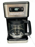 TESTED Mr Coffee 14 Cup Coffee Maker Matte Black Chrome Digital Display