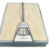 Vintage Mid Century Borg Scale Baby Blue Robins Egg Blue Bubble Glass Rusting