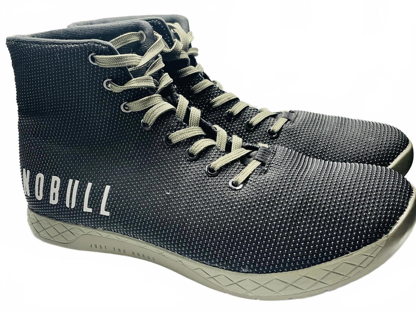 NOBULL SF Turf High-Top Training Shoes Black and White Mens US 11 UK 10