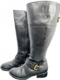 Lauren Ralph Lauren Tall Black Leather Boots Ladies 6B