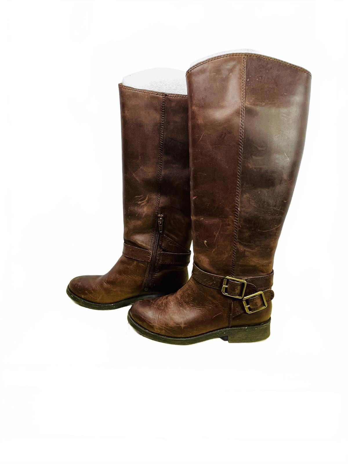 Lucky Brand Falta Tuscany Bridle Tall Leather Boots Ladies 6.5