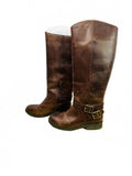 Lucky Brand Falta Tuscany Bridle Tall Leather Boots Ladies 6.5