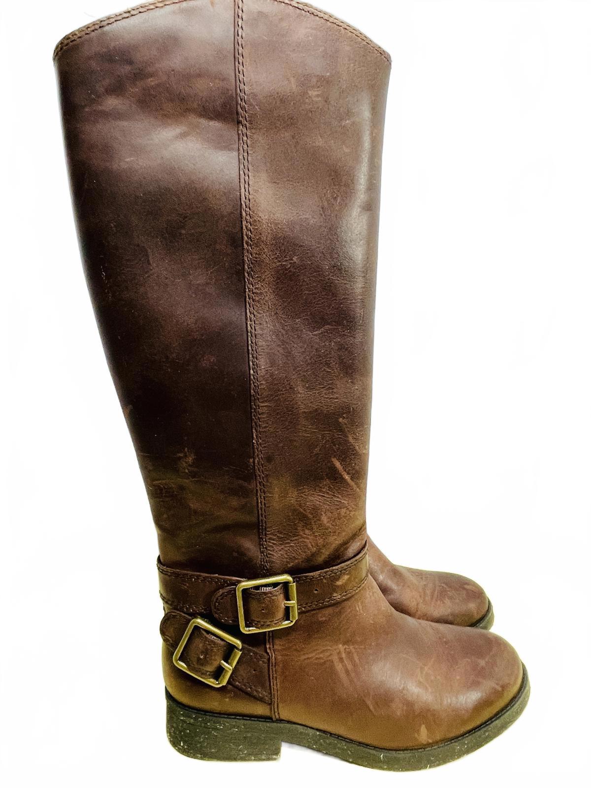 Lucky Brand Falta Tuscany Bridle Tall Leather Boots Ladies 6.5