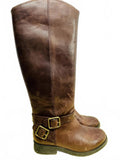 Lucky Brand Falta Tuscany Bridle Tall Leather Boots Ladies 6.5