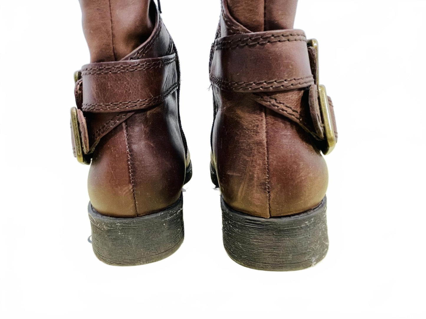 Lucky Brand Falta Tuscany Bridle Tall Leather Boots Ladies 6.5