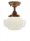 NEW! Allen + Roth Oil Rubbed Bronze Semi-Flushmount Ceiling Fixture