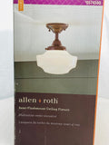 NEW! Allen + Roth Oil Rubbed Bronze Semi-Flushmount Ceiling Fixture