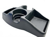 Black Plastic Truck Console Organizer with Multiple Compartments
