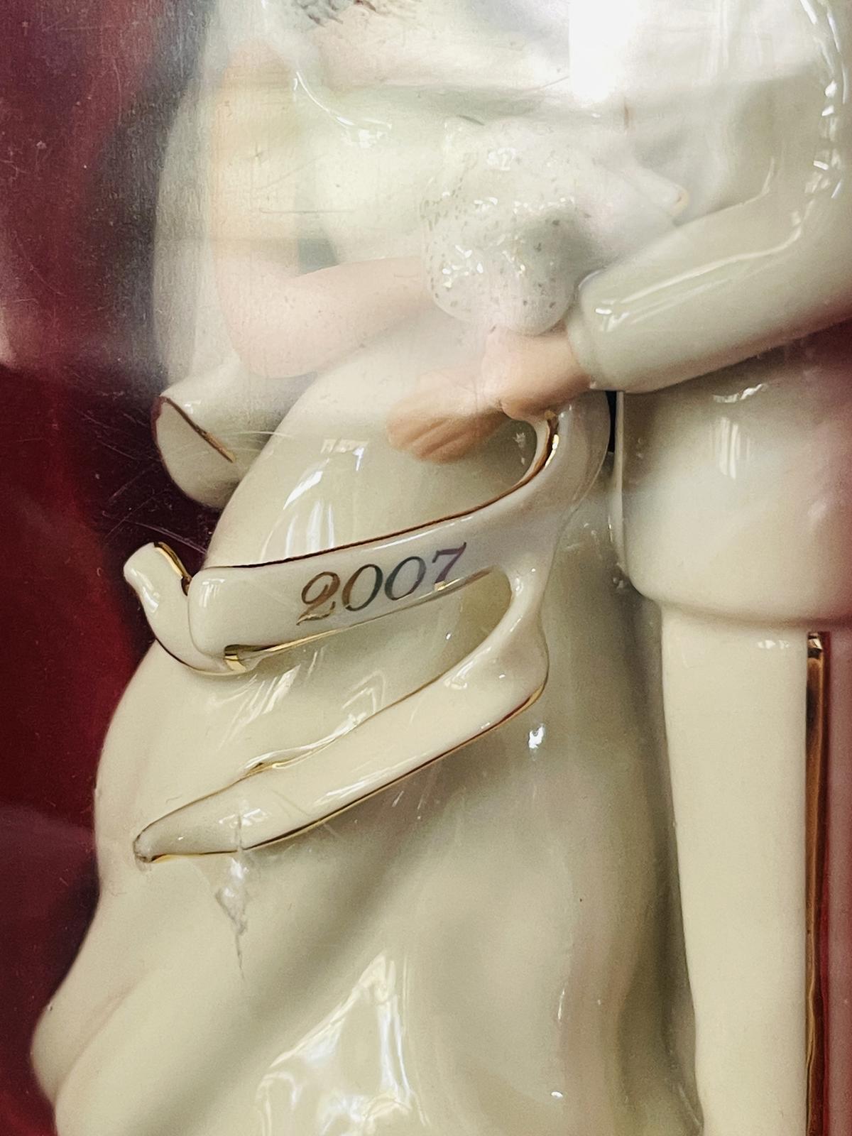 Lenox Wedding Couple Porcelain Ornament 2007