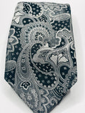 Vintage Retro Geoffrey Beene Paisley Pattern Silk Neck Tie