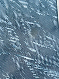 Vintage Retro Men's Blue Patterned Silk Neck Tie Lt Staining