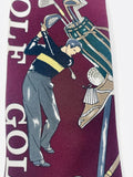 Vintage American Sports Vintage Golf Themed Neck Tie