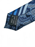 Vintage Retro Porta Rossa Blue Patterned polyester Neck Tie