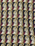 Vintage Retro The Nature Conservancy Preservation Tiger Repeating Neck tie
