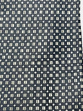 Vintage Retro Chas Reed & Co. Black and White Patterned Men's Neck Tie