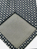 Vintage Retro Chas Reed & Co. Black and White Patterned Men's Neck Tie