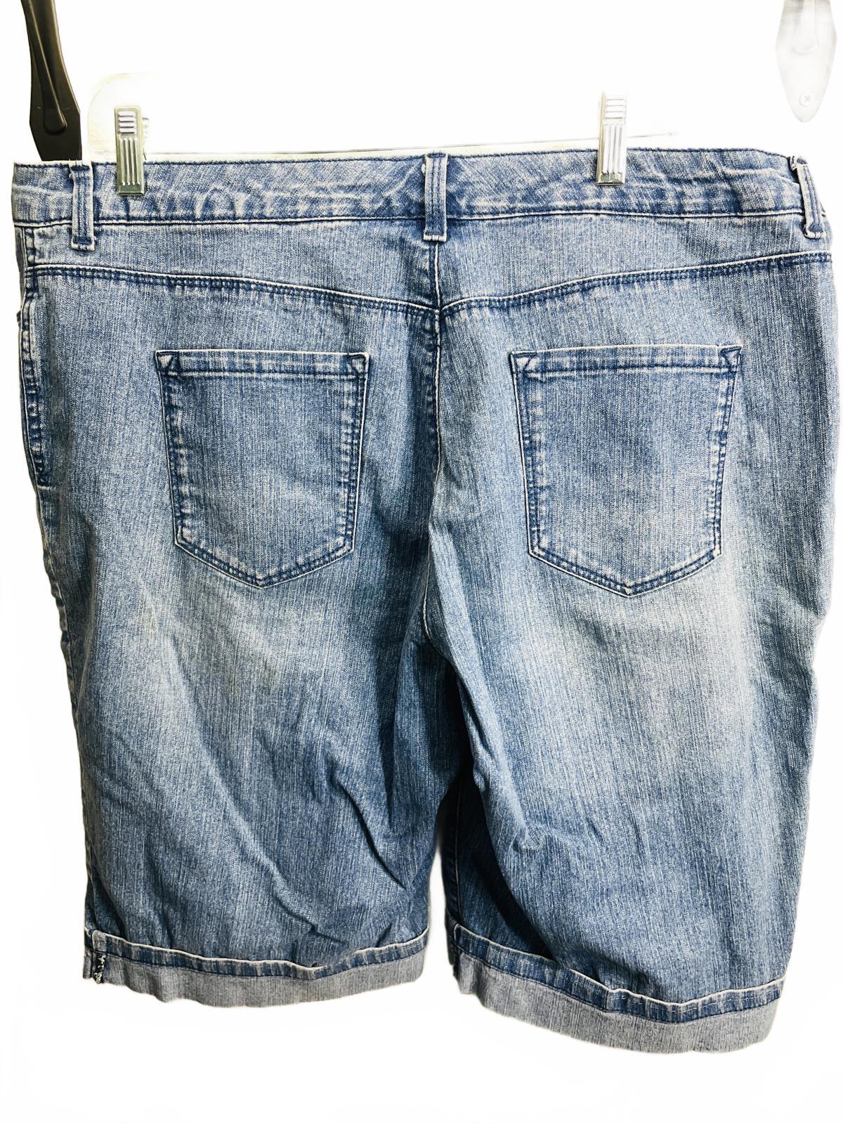 Gloria Vanderbilt Bermuda Denim Shorts Ladies 14