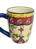 Pier 1 Vallarta Handpainted Earthenware Mug Replacement