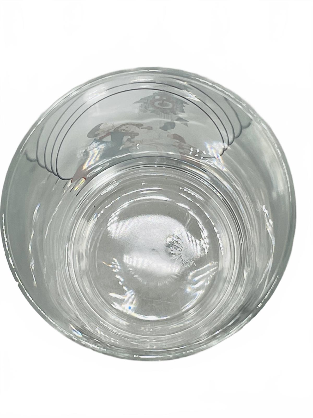 Vintage Norman Rockwell Tumbler Whiskey Glass - Courting at Midnight Glass