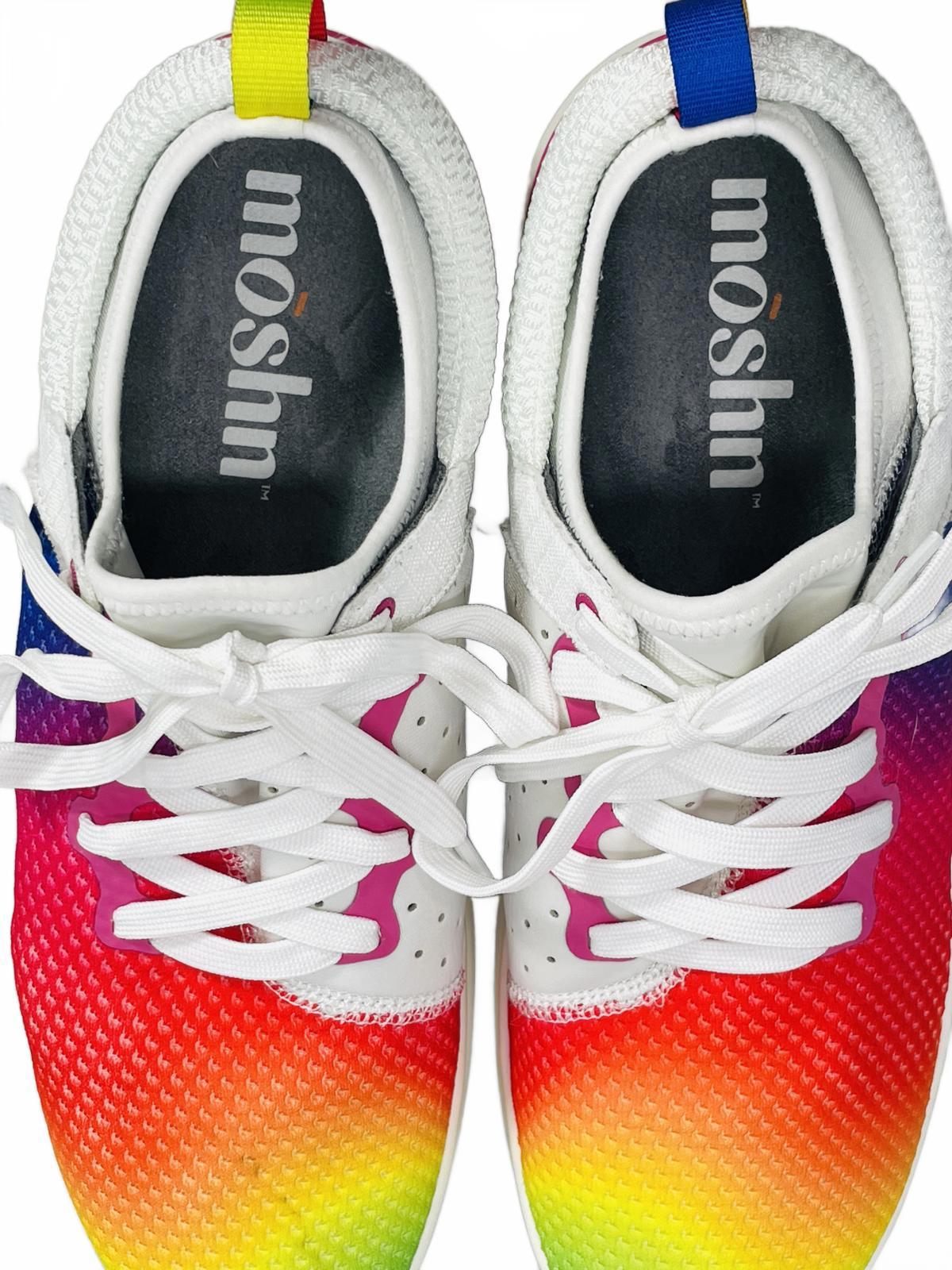 Moshn Rainbow Gradient Lightweight Athletic Sneakers