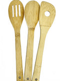 Set of 3 Bamboo Cooking Spoons with Engraved Jack Skellington Designs NEW