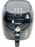 Chefman Black Air Fryer with Adjustable Temperature and Timer