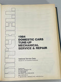 1984 Mitchell Domestic Cars Tune-Up Mechanical Service & Repair Manual