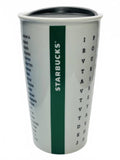 Starbucks 2016 Ceramic Travel Mug Word Search 12 oz with Lid