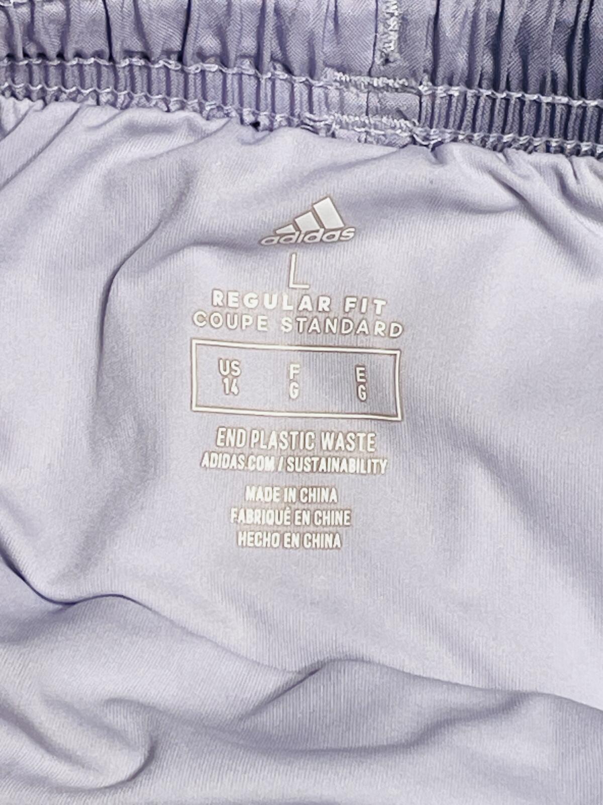 Adidas Athletic Shorts Gradient Purple and Pink with lining Girls L Size 14