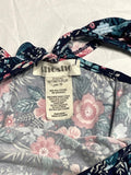 ShoSho girls dress blue floral frilly tank size 10