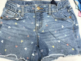 Girls shorts set of 4 girls 10/12 denim and athletic