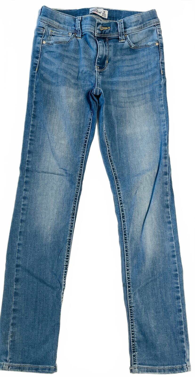 Jordache skinny jeans light blue with adjustable waistband girls size 10