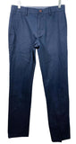 Old Navy Ultimate Slim Built-In Flex Chino Pants 30x32 Checkered Navy Blue