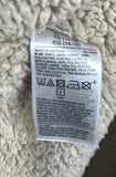 Old Navy Boys XL (14-16) Olive Green Hooded Winter Coat with Faux Fur Lining