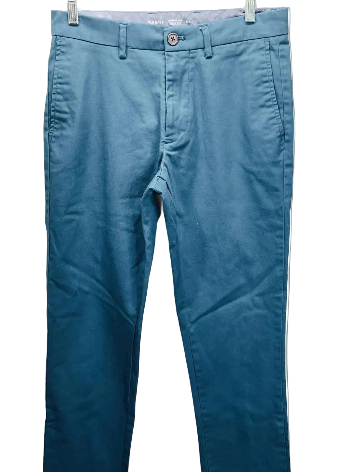 Old Navy Ultimate Slim Built-In Flex Chino Pants 30x32 dark teal