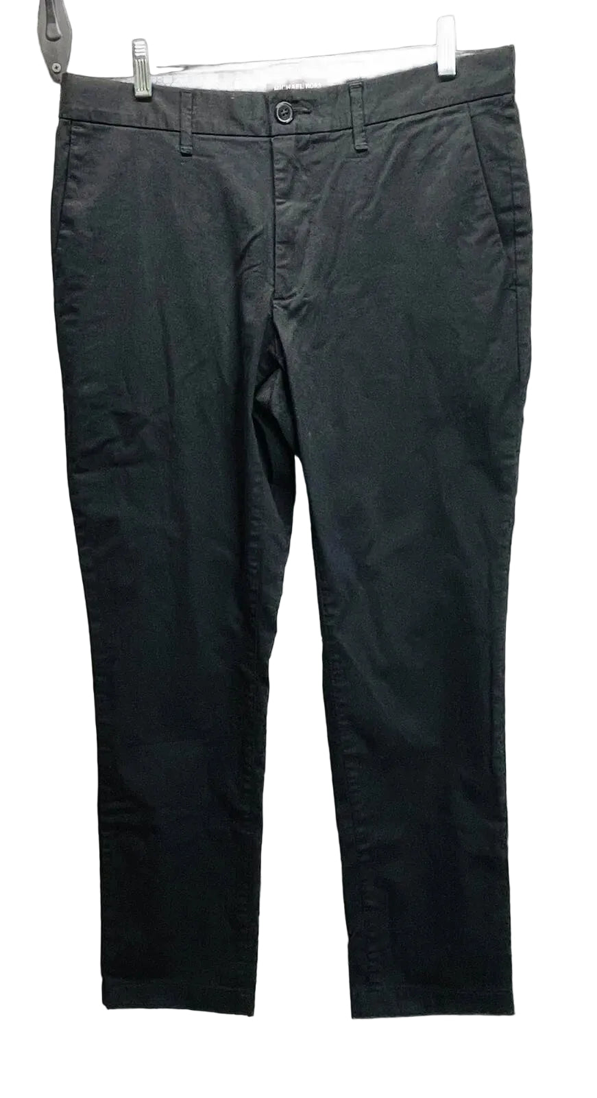 Michael Kors Black Slim Fit Men's Chino Pants 32x30