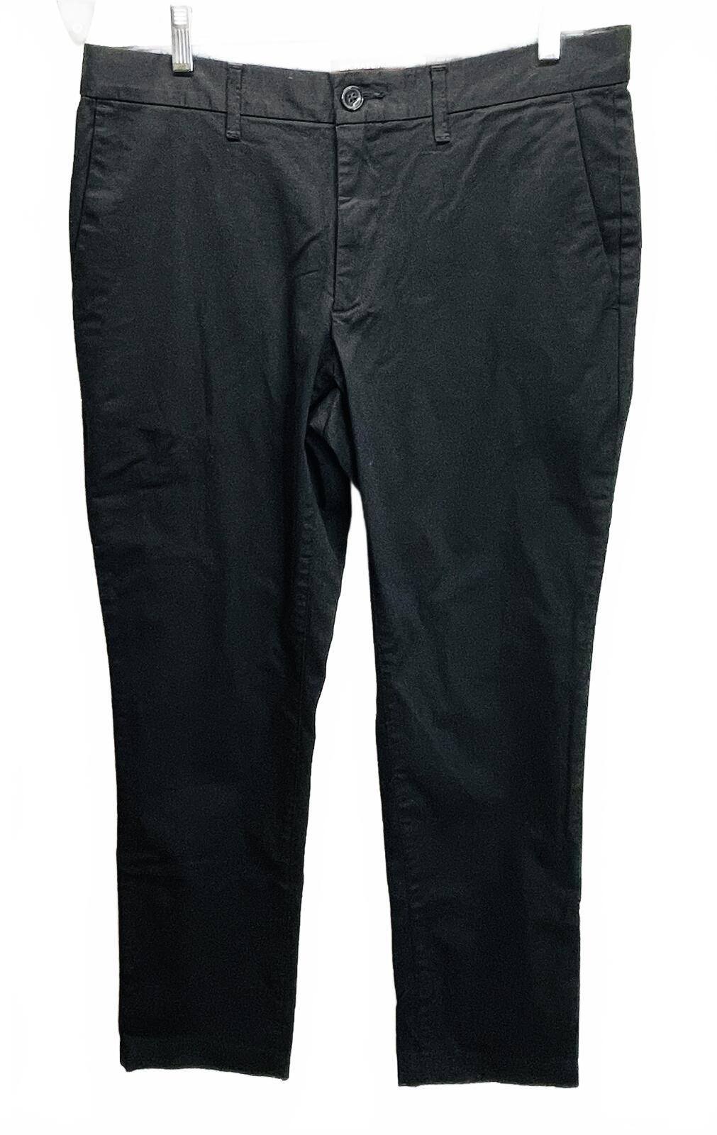 Michael Kors Black Slim Fit Men's Chino Pants 32x30