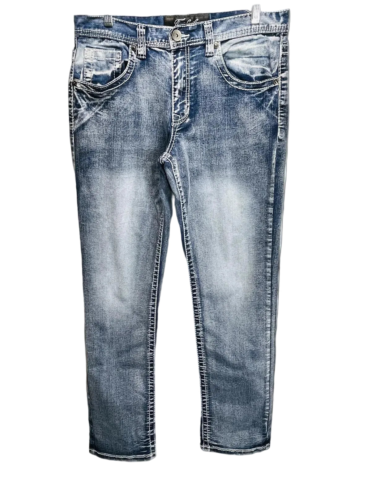 True Luck Men's Blue Denim Jeans Size 32x32