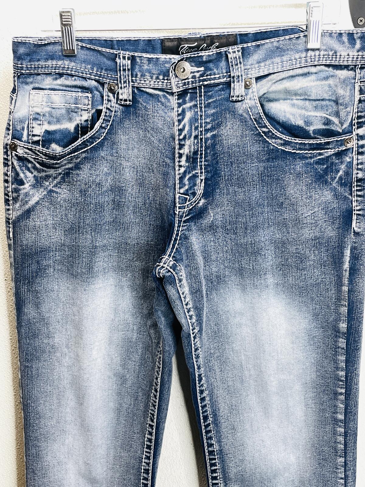 True Luck Men's Blue Denim Jeans Size 32x32
