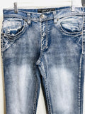 True Luck Men's Blue Denim Jeans Size 32x32