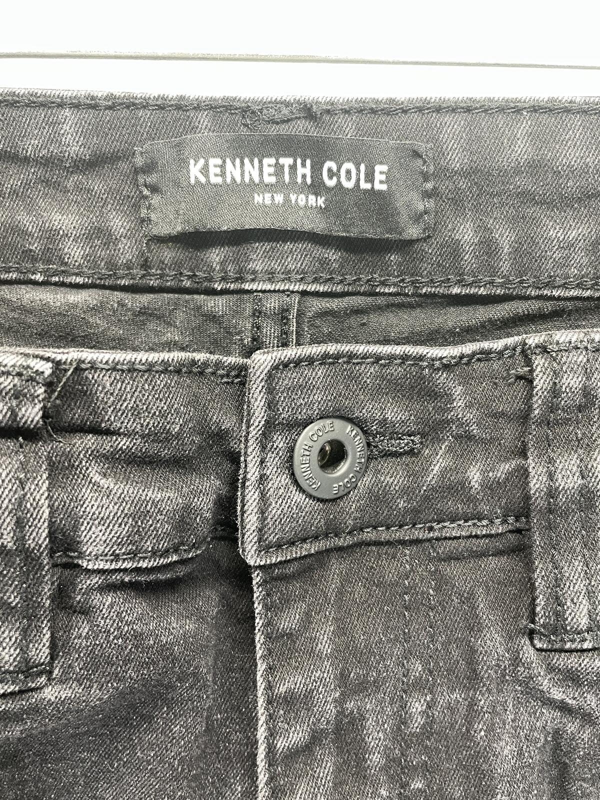 Kenneth Cole Black Denim Slim Fit Jeans Mens 30x32