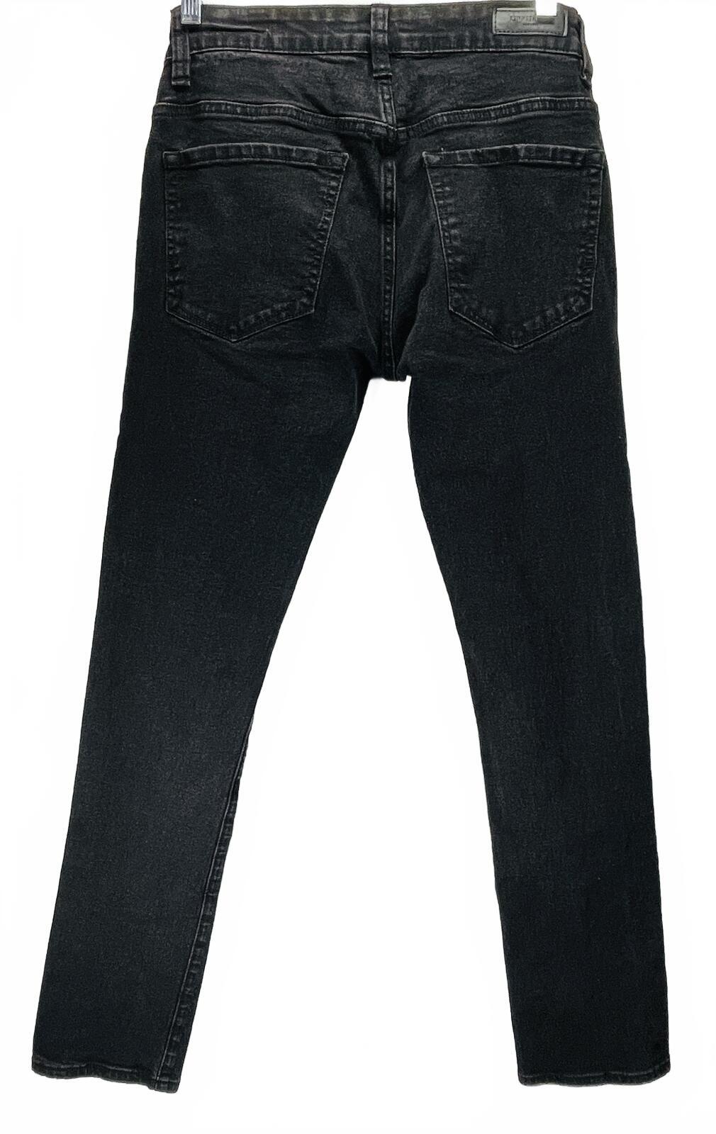 Kenneth Cole Black Denim Slim Fit Jeans Mens 30x32