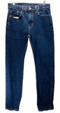Levi's 505 Classic Fit Men's Jeans W32 L32 Dark Blue Denim