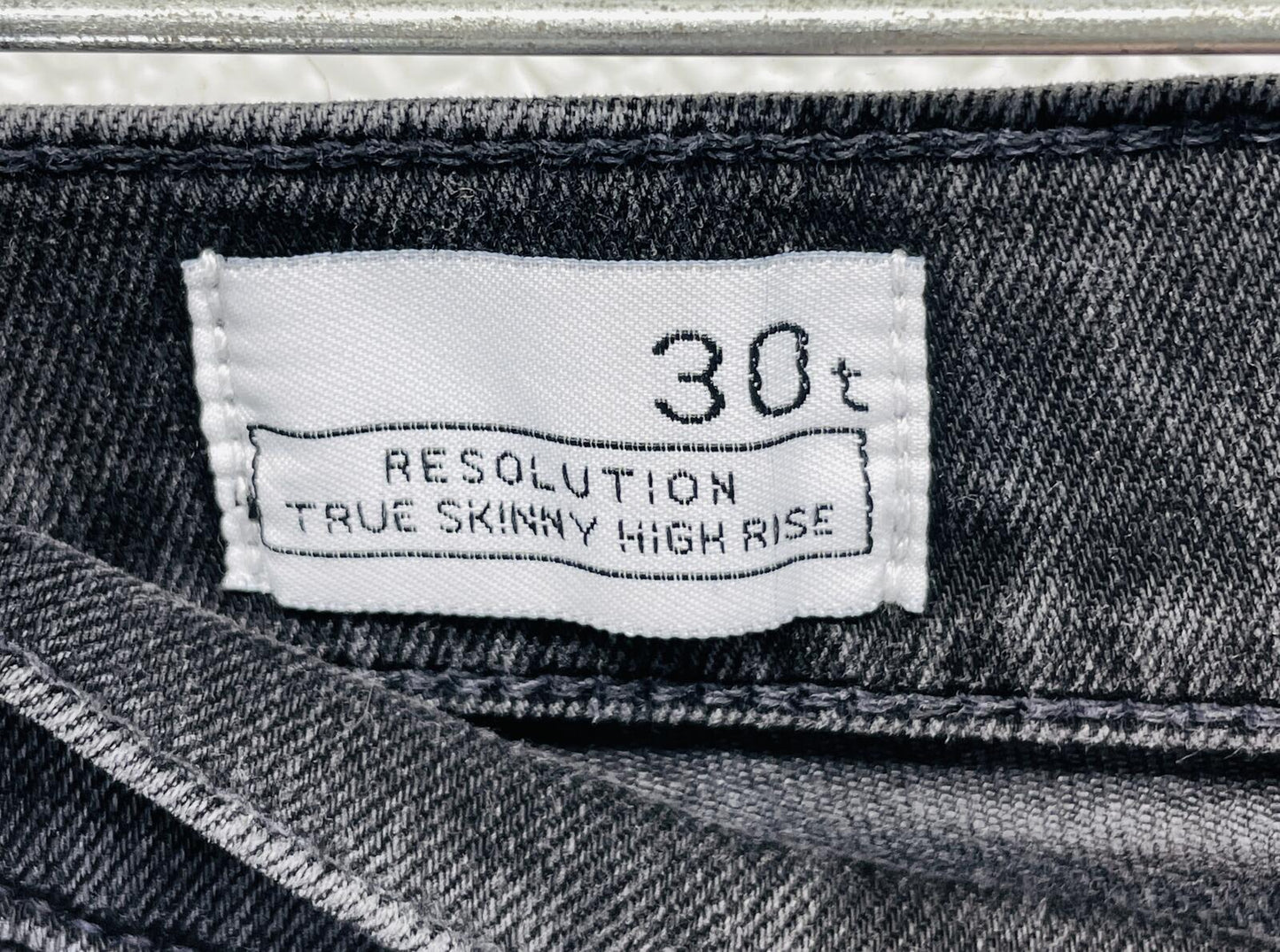 Gap 1969 Resolution True Skinny High Rise Jeans Size Ladies 30t